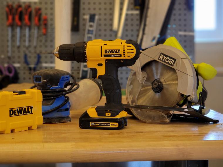 Sander, Drill, Circular Saw