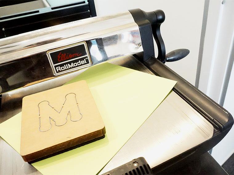 Die cut on sale letter machine