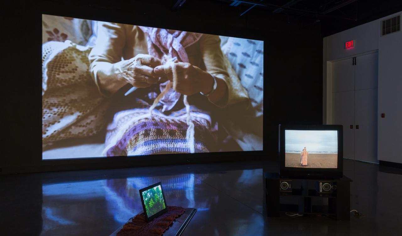 Lisa Birke, The Knits (installation), 2017. Photo Scott Lee