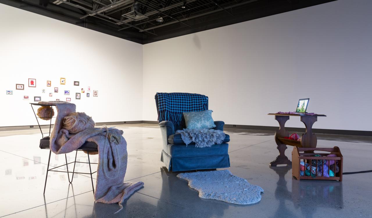 Lisa Birke, The Knits (installation), 2017. Photo Scott Lee