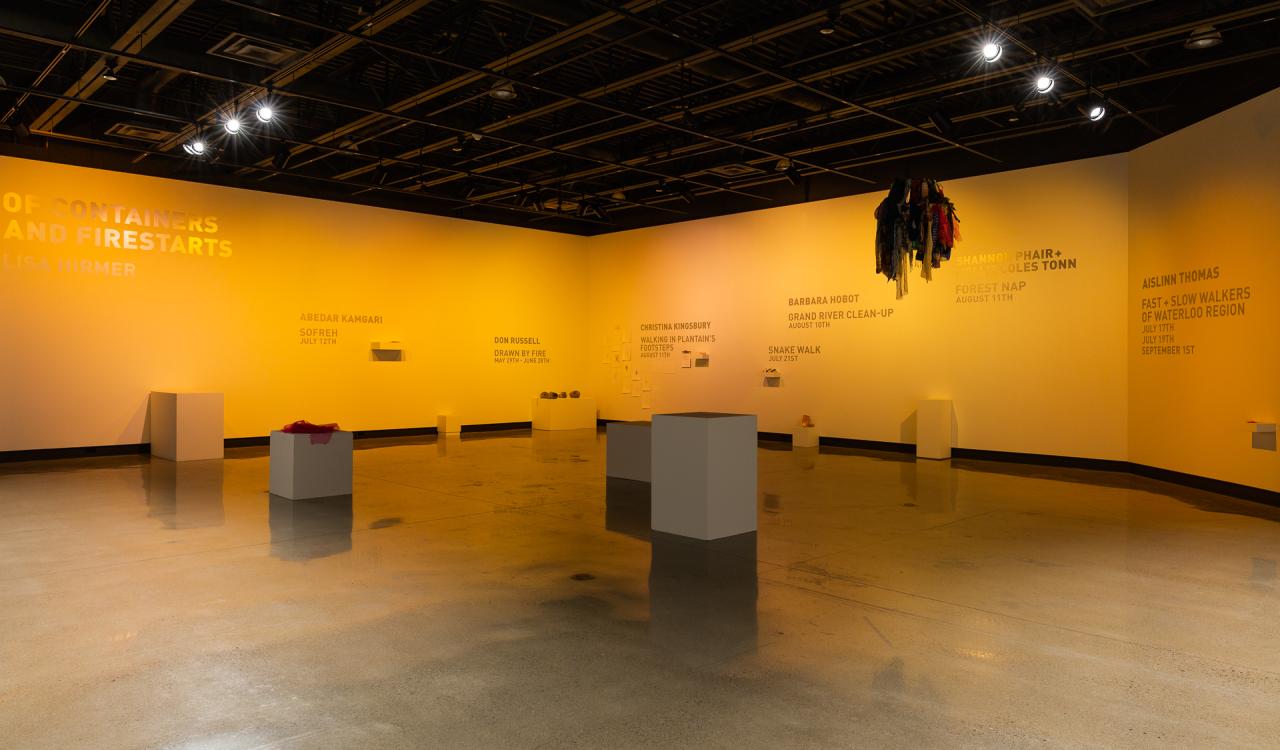 Of Containers and Firestarts, installation view, 2018. Photo Scott Lee