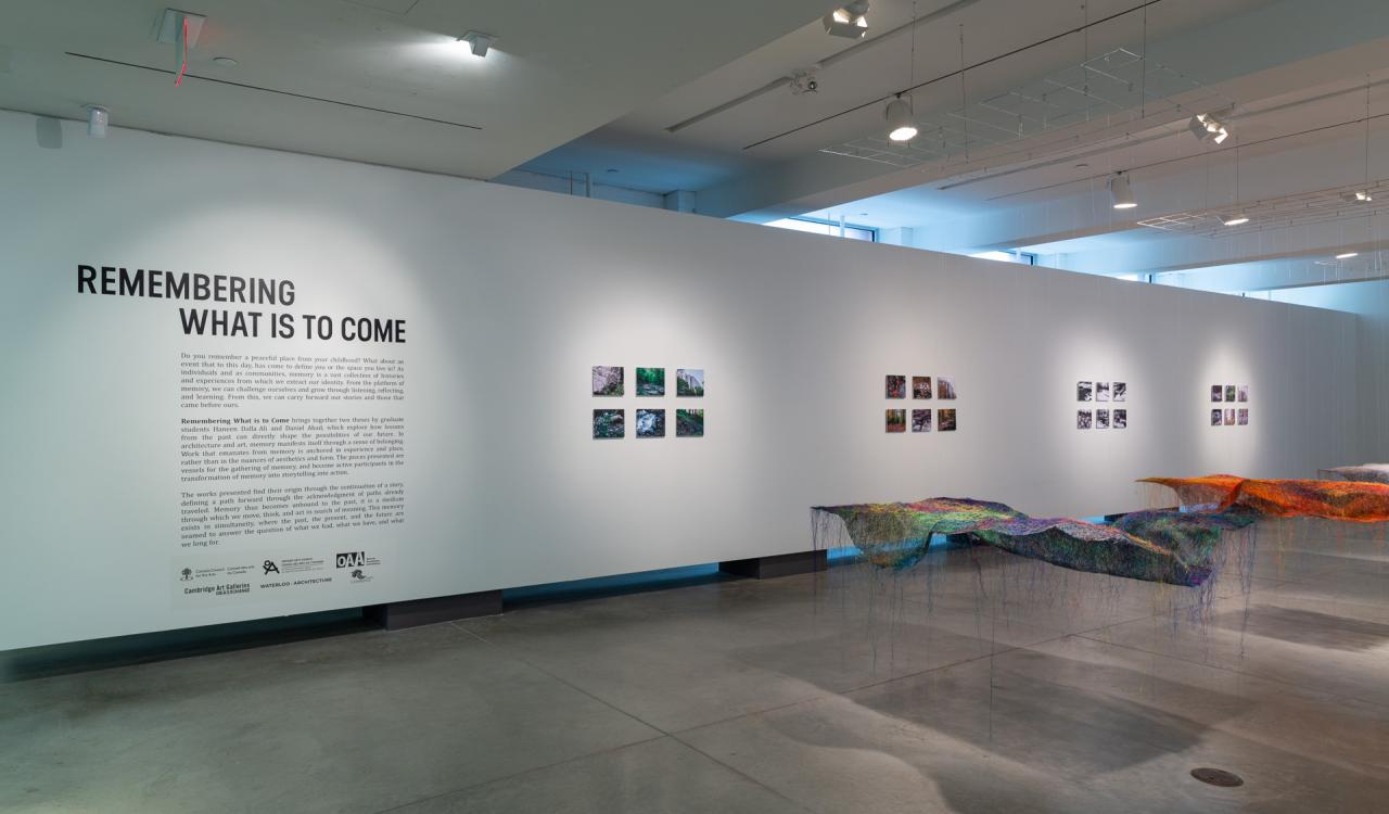 Remembering What is To Come, Installation View. 2019. Scott Lee