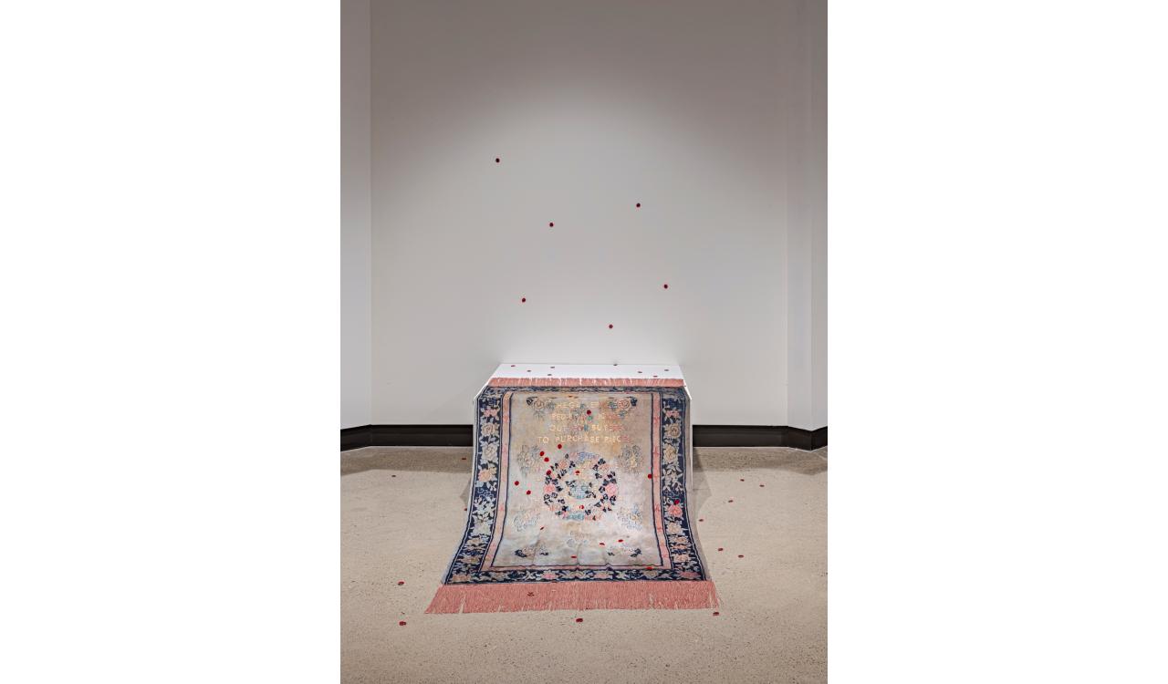 Lan Florence Yee, Please Do Not Touch, 2021, (Fibreworks 2022, Installation, Cambridge Art Galleries), Photo by Toni Hafkenscheid⁠