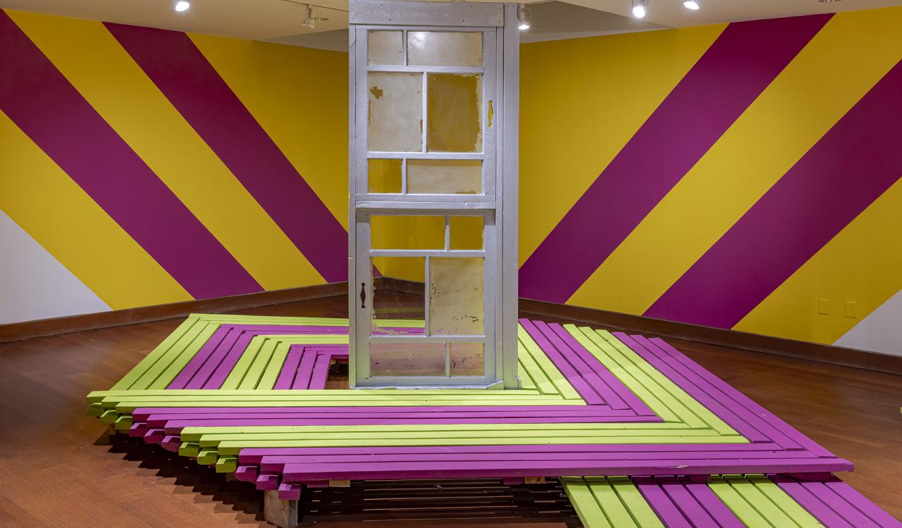 José Luis Torres, Dérives  installation view at Cambridge Art Galleries, Preston, 2024. Photo by Toni Hafkenscheid.