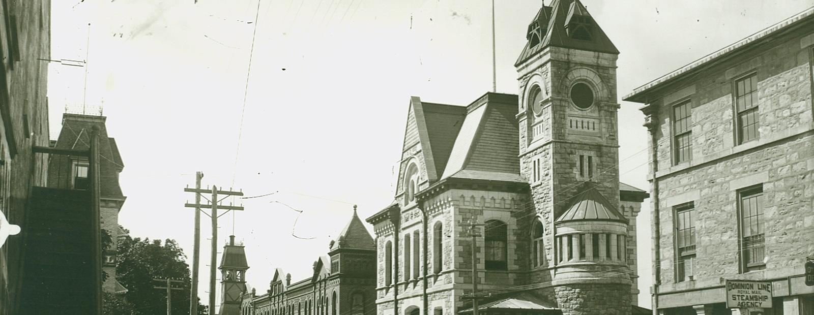 The Old Post Office circa 20th century in Downtown Galt.