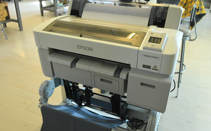 An Epson large format printer.