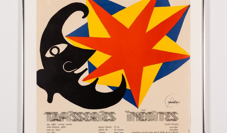 Alexander Calder, Poster- Tapisseries Inedites. Photo: Scott Lee.