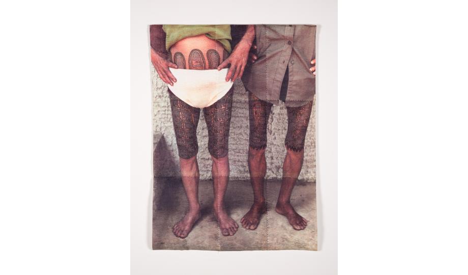 Jennifer Angus, The Legs of Uncle Jaiwa and his Friend, 1991. Photo: Scott Lee.