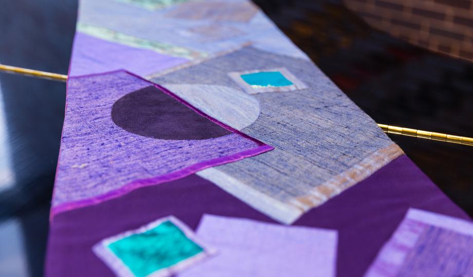 Tim Jocelyn, Piano Shawl (detail), 1983. Photo: Scott Lee