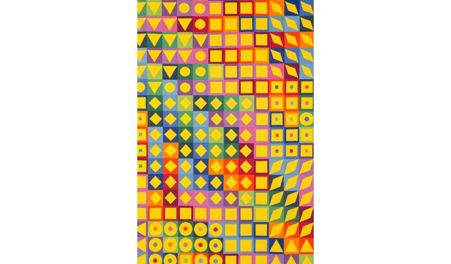 Victor Vasarely. Orion Or, c.1960. Image by Scott Lee